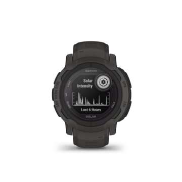 Garmin Instinct 2 Solar, GPS Outdoor Watch, Solar Charging Capabilities, Multi-GNSS Support, Tracbak...