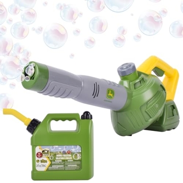 John Deere Bubble Leaf Blower Toy - Fun Outdoor Play