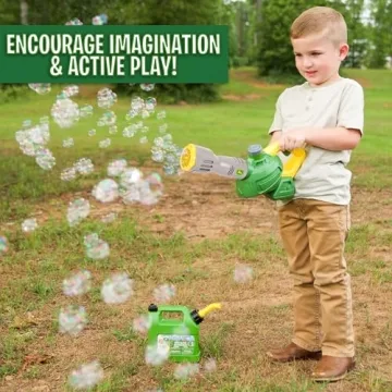 John Deere Bubble Leaf Blower Toy for Outdoor Fun