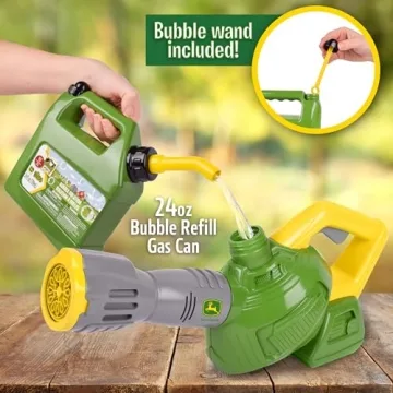 John Deere Bubble Leaf Blower Toy for Outdoor Fun