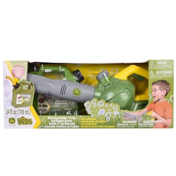 John Deere Bubble Leaf Blower Toy for Outdoor Fun