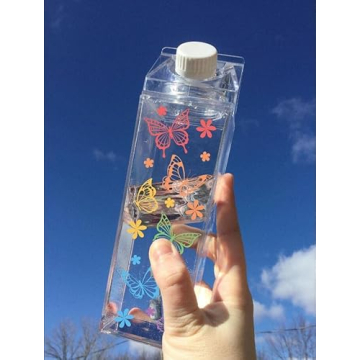 Fanovo Leakproof Milk Carton Water Bottles - 3 Pack