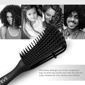 Detangling Brush for 3a to 4c Textured Hair