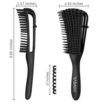 Detangling Brush for 3a to 4c Textured Hair