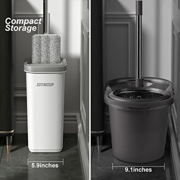 JOYMOOP Mop and Bucket Set for Easy Cleaning