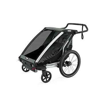 Thule Chariot Lite Multisport Trailer & Stroller, Double, Agave