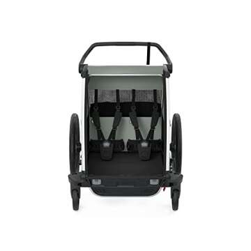 Thule Chariot Lite Multisport Trailer & Stroller, Double, Agave