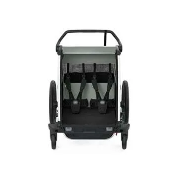 Thule Chariot Lite Multisport Trailer & Stroller, Double, Agave