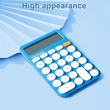 Standard 12-Digit Portable Calculator with Large LCD Display