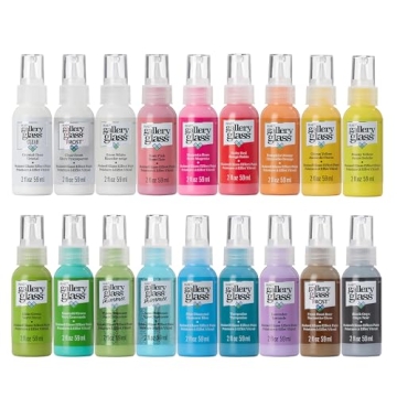 Gallery Glass Window Acrylic Craft Paint Set Formulated to be Non-Toxic, Perfect for Beginners and A...