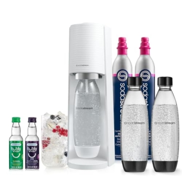 SodaStream Terra Sparkling Water Maker Bundle: Carbonate Water Effortlessly
