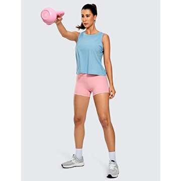 Comfortable High Waist Yoga Biker Shorts for Women