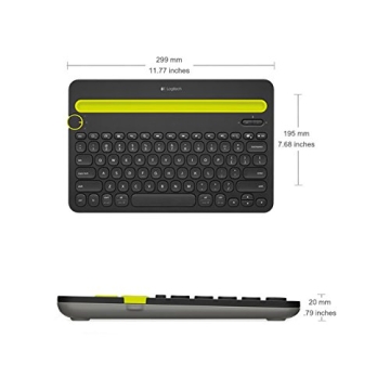 Logitech K480 Bluetooth Multi-Device Keyboard for Tablets