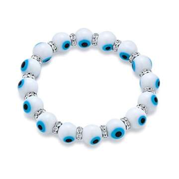 Bling Jewelry Evil Eye Stretch Bracelet for Women and Teens