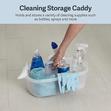 Casabella 1.5-Gallon Cleaning Caddy for Supplies Storage