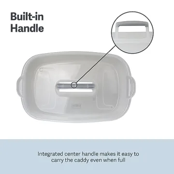 Casabella 1.5-Gallon Cleaning Caddy for Supplies Storage