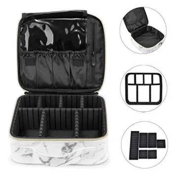 Stylish ibeacos Makeup Bag Organizer for Travel