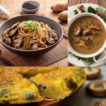 ONETANG Natural Dried Shiitake Mushrooms - Premium Flavors |AAA Grade Extra Dry Mushrooms for Soups, Sauces, Pasta and Risotto, Rehydrate Quickly, All Natural & Vegan | 16 Oz