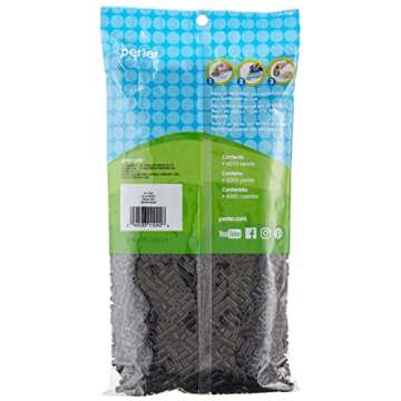 Perler Beads Fuse Beads for Crafts, Black, Small, 6000pcs
