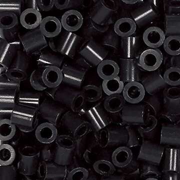 Perler Beads Fuse Beads for Crafts, Black, Small, 6000pcs