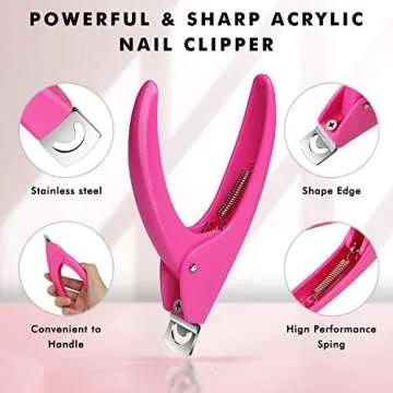 BTArtbox Complete Nail Glue & Clipper Kit - 10pcs