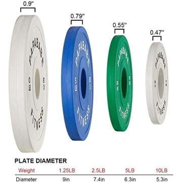 PAPABABE Olympic Bar 7-Foot Solid Chrome Barbell (2-inch)/Hi-Bounce Bumper Plates Sets/Olympic Change Plates 2 inch Fractional Weight Plates/3 in 1 Multifunctional Weight Plate Rack