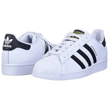 Adidas Originals Women's Superstar Sneaker in White and Black