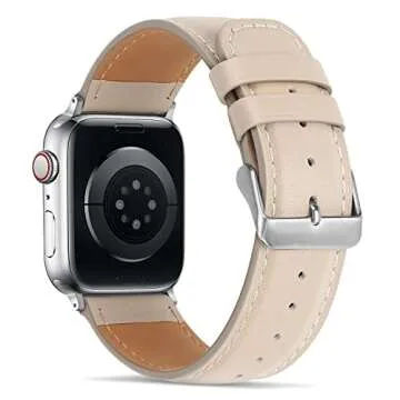 Anlinser Leather Apple Watch Band for All Sizes - Stylish