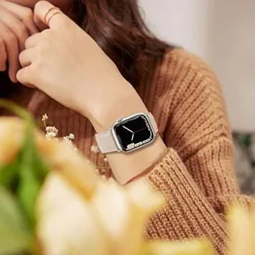 Anlinser Leather Apple Watch Band for All Sizes - Stylish