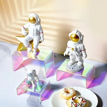 Vibrant Acrylic Display Stands Set for Events and Displays