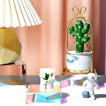 Vibrant Acrylic Display Stands Set for Events and Displays