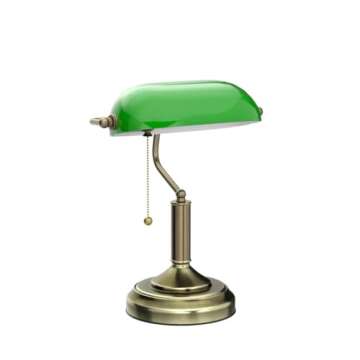 Vintage TORCHSTAR Green Bankers Desk Lamp for Office