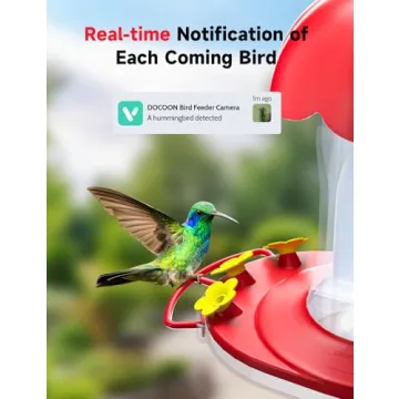 DOCOON Hummingbird Feeder Camera Ideal for Bird Lovers