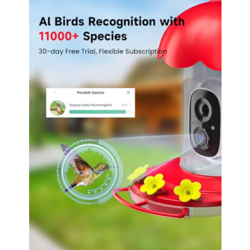 DOCOON Hummingbird Feeder Camera Ideal for Bird Lovers