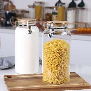 Airtight Glass Storage Jar for Coffee and More