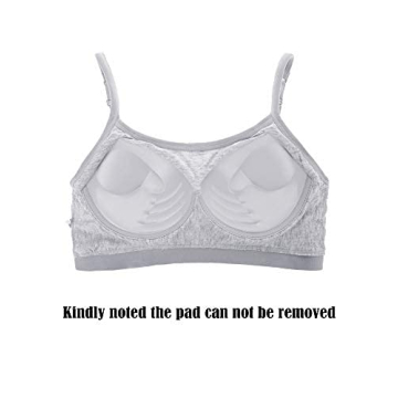 Comfortable 3 Piece Mini Camisole Bras in Essential Colors