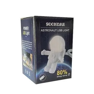 SOONDAR® Creative Spaceman Astronaut LED Flexible USB Light for Laptop PC Notebook