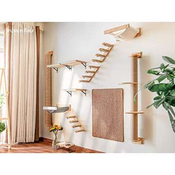 FUKUMARU Cat Wall Shelves - Stylish and Durable Solution