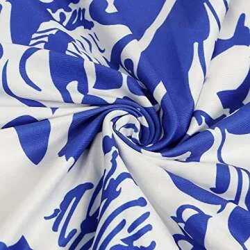 Vakkest Women's Sexy 2 Piece Outfits Clubwear Summer Dress Floral Short Sleeve Cami Tops and Long Skirt Set