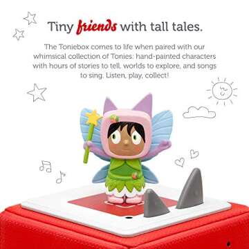 Tonies Fairy Creative Audio Character - Record and Upload up to 90 Minutes of Your Own Stories and Songs