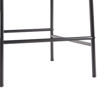 Walker Edison Curved Back Counter Stools Set of 2 Ivory