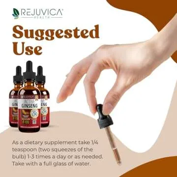 Active Ginseng Korean Red Panax Ginseng with Natural Ginsenosides - All-Natural Advanced Liquid Solution for 2X Absorption - Supports Healthy Energy, Vitality, Mood and More