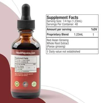 Active Ginseng Korean Red Panax Ginseng with Natural Ginsenosides - All-Natural Advanced Liquid Solution for 2X Absorption - Supports Healthy Energy, Vitality, Mood and More
