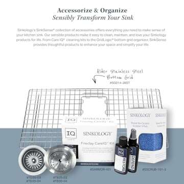 Parker Fireclay Drop-In Kitchen Sink - Stylish & Durable