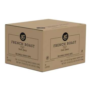 Happy Belly Dark Roast Coffee Pods for Keurig 100 Count