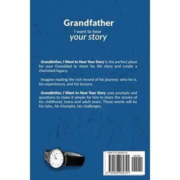 Grandfather, I Want to Hear Your Story: A Grandfather's Guided Journal to Share His Life and His Lov...
