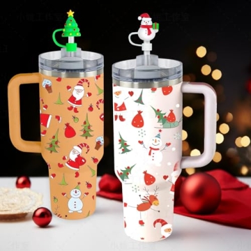 Charming 10mm Straw Covers for Stanley 40oz Cups