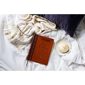 Jesus Calling, Large Text Brown Leathersoft, with full Scriptures: Enjoying Peace in His Presence (a 365-day Devotional)