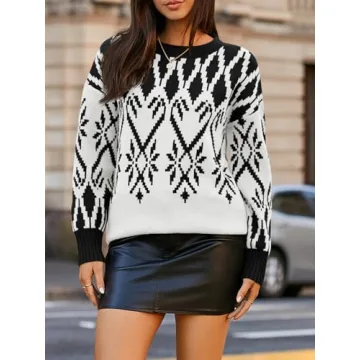 Trendy Saodimallsu Fall Knit Sweater for Women