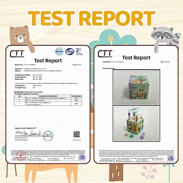 Wooden Educational Toy Activity Cube for Toddlers